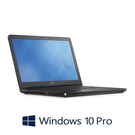 Laptop Dell Vostro 3568, i3-7100U, 8GB DDR4, SSD, 15.6 inci, Webcam, Win 10 Pro